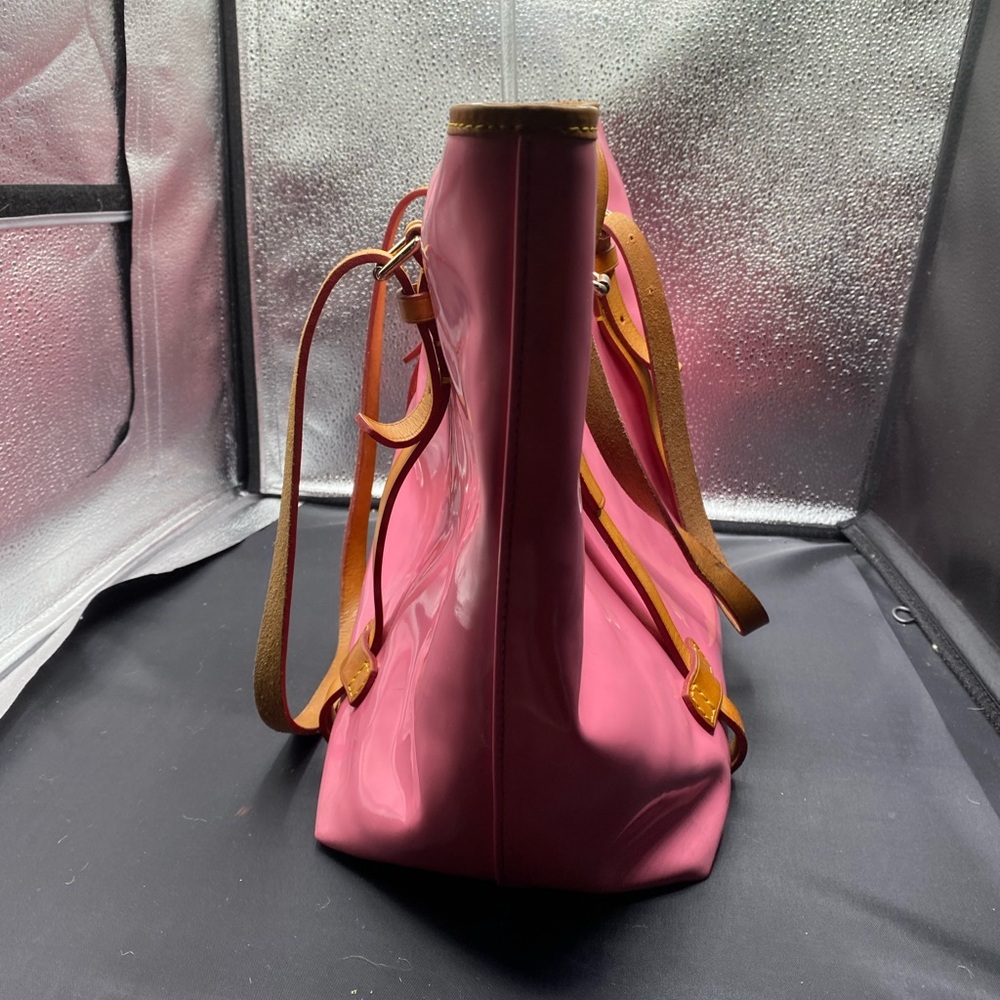 661 Dooney&Bourke pink patent tote Preowned PROJECT BAG###### - Picture 13 of 13